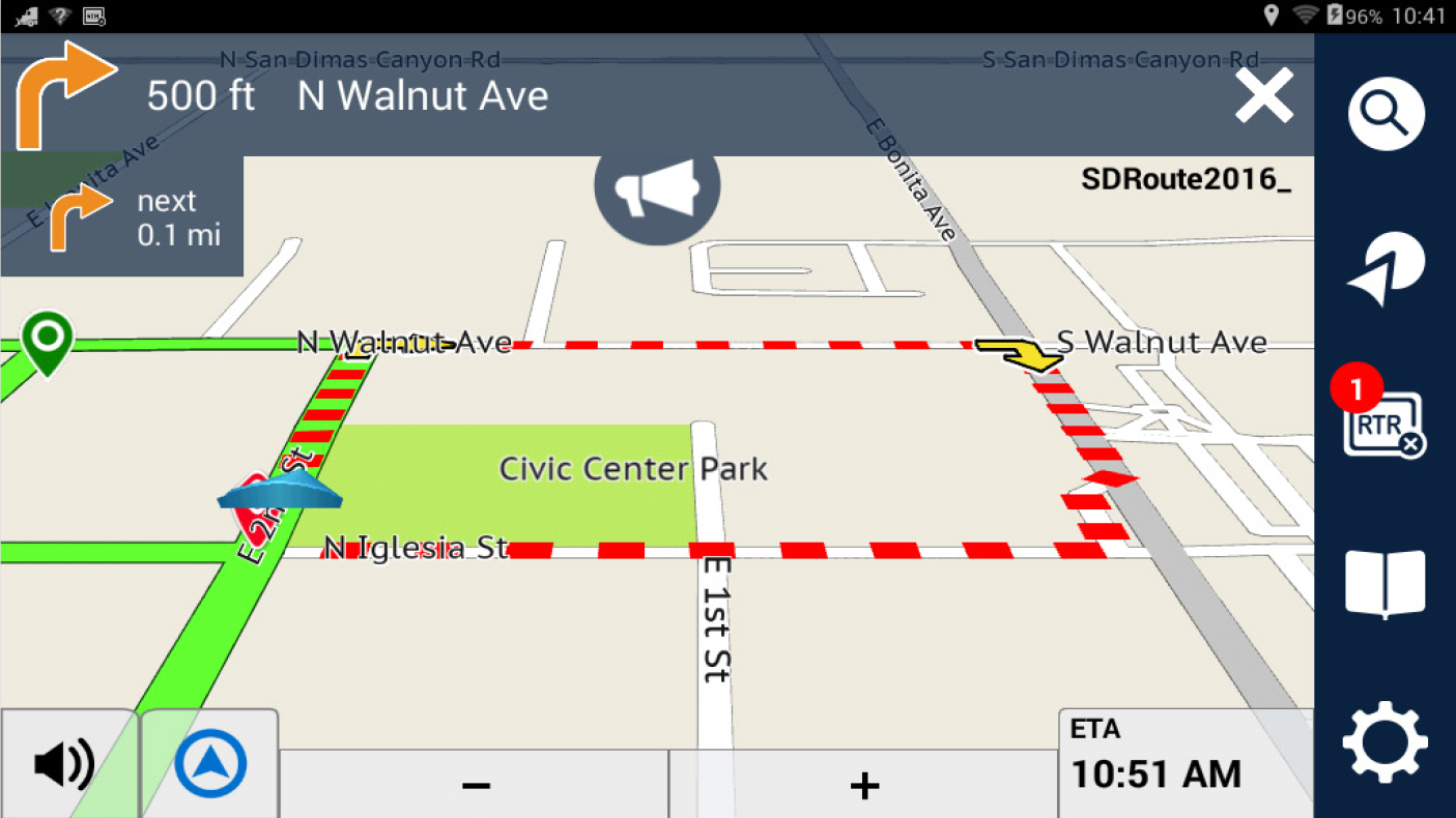 Deviated Point Navigation.